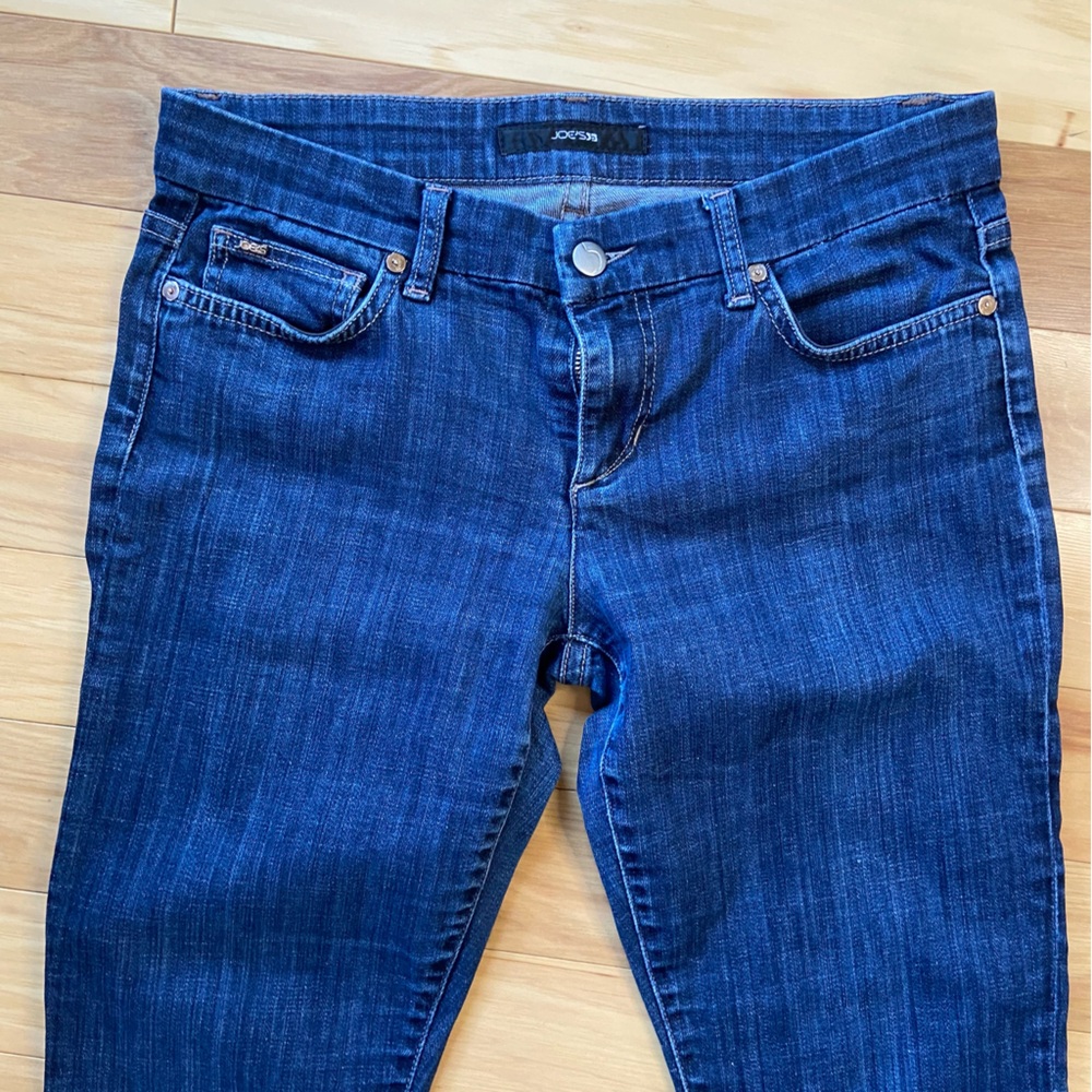 Joes Jeans Slit Hem Kicker Denim Capris Womens 29 Low Rise Cropped Pants - Picture 7 of 9